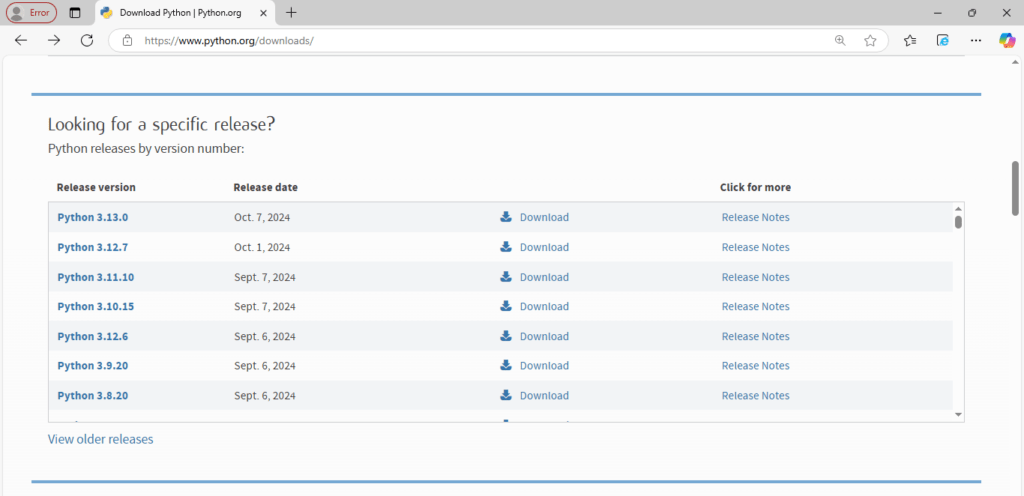Python Download and Install 3 python org downloads ver