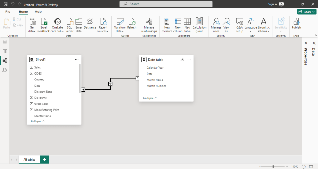 Power BI Desktop Interface Overview 25 Power BI Desktop The Left Side Views Model view